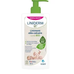 Gilbert Liniderm Liniment Oléo-Calcaire Flacon-Pompe 480 ml