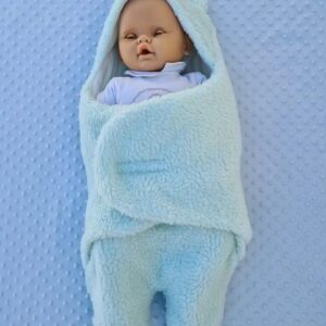 Nid d’Ange d'emmaillotage avec Pieds Séparé Bébé VERT