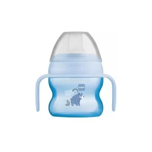 MAM Starter Cup 150 ml Animal - Tasse à bec souple - BLEU