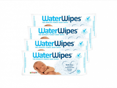 WaterWipes Lingettes Pures à l'eau- 240 lingettes Paquet de 4X60 -  Idyllemarket