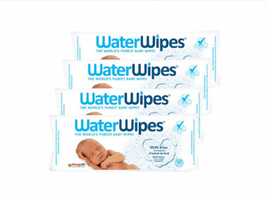 WaterWipes Lot de 4 boîtes économiques de lingettes bébé 240-lingettes au  total - Cdiscount Au quotidien