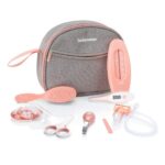 Babymoov Trousse de Soin Compacte Grise 6 Accessoires Inclus BABYMOOV - gris/pêche