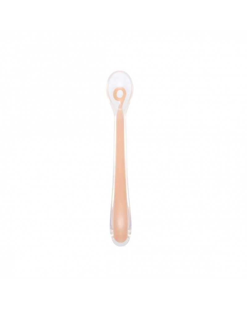 Babymoov Cuillère Pour Bébé En Silicone 1er Age Peach - Idyllemarket