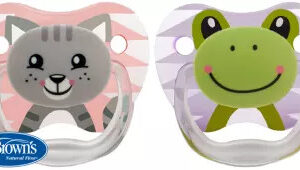 DR.BROWNS - Sucette PreVent 0-6m rose 2 pcs
