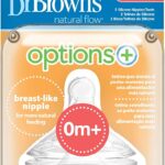 Dr. Brown's Options + Tétine en silicone bouche large Niveau 1 0 mois