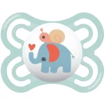 MAM Sucette Perfect silicone, 0-6 mois, éléphant