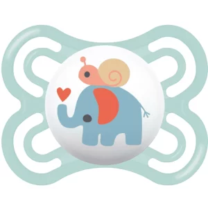 MAM Sucette Perfect silicone, 0-6 mois, éléphant