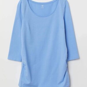 PULL MAMA avec monche BLEU taille M