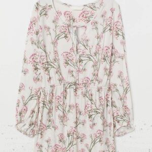 Blouse MAMA fleurs avec monche taille M