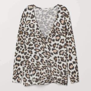 Blouse MAMA panthères avec monche taille L