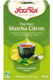 YOGI TEA Tisane Thé Vert Matcha Citron – 17 Sachets