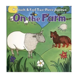4 Touch and Feel Two Piece Jigsaws - On The Farm