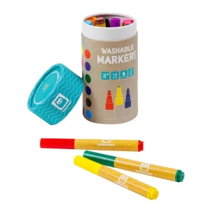 Eurekakids Marqueurs Lavable 12 pcs