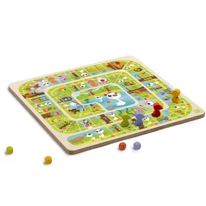 Eurekakids - Parchis Et Jeu De l'Oie 2en1  3 ans et +
