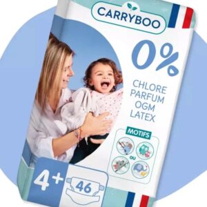 Carryboo Couches Écologiques Taille 4+ (9-20kg) 46 unités