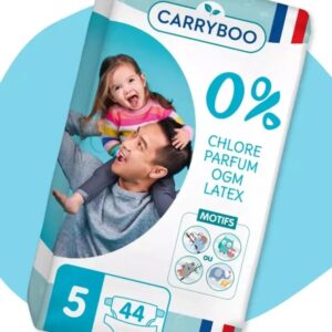Carryboo Couches Écologiques Taille 5 (12-25kg) 44 unités