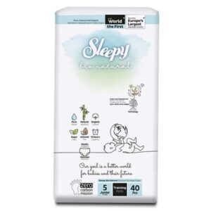 Couches Sleepy Bio Natural taille 5 - 40 unités