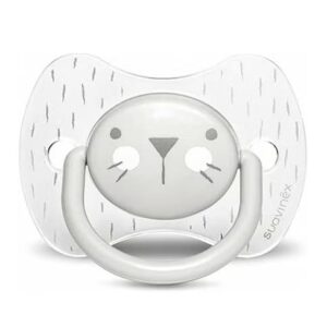 Suavinex Sucette Lapin gris 6-18m