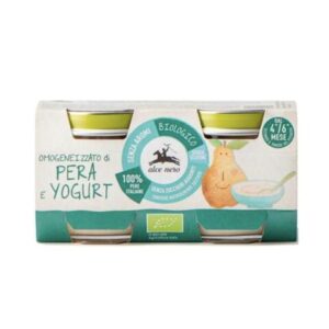Alce Nero Purée Poire et Yaourt 2*80G