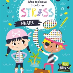 MES TABLEAUX À COLORIER STRASS - PIRATES