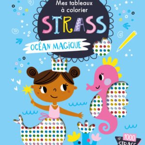 Mes tableaux à colorier strass – Océan magique