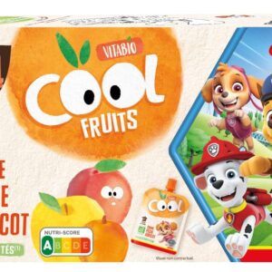 Vitabio Cool Fruits Pomme Pêche Abricot 12X90G La Pat'Patrouille