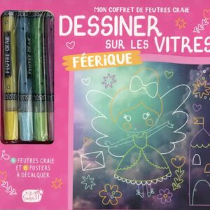 MON COFFRET DE FEUTRES CRAIE - DESSINER SUR LES VITRES FÉERIQUES