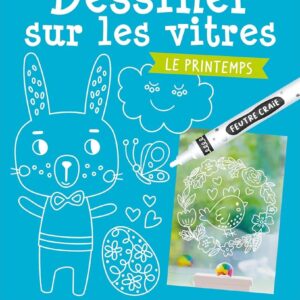 Dessiner sur les vitres : Le printemps