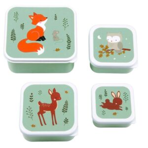 A little lovely company 4 boîtes à lunch et snacks Forest Friends