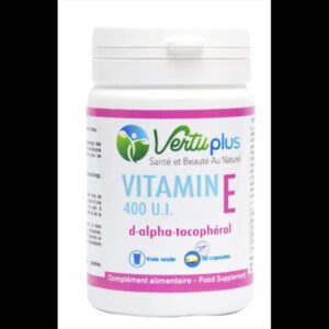 VERTU PLUS VITAMINE E 50 CAPSULES