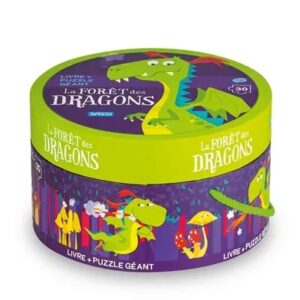 La forêt des dragons : livre + puzzle géant +3ANS