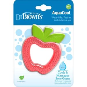 Dr Brown Anneau de Dentition Aquacool Pomme 3m+