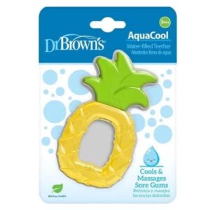 Dr Brown Anneau de Dentition Aqua Cool Ananas 3m+