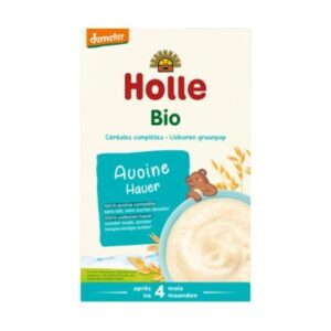 HOLLE Bouillie Bio Céréales complètes avoine 250g  – Dès 4 mois