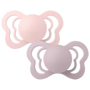 BIBS Sucettes en silicone Blossom/Dusky Lilac 0-6 m