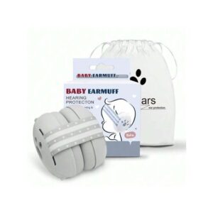 Protection auditive pour bébé, écouteurs antibruit pour bébés, cache-oreilles à réduction de bruit pour nourrissons et tout-petits jusqu'à 36 mois Gris