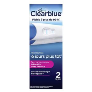Clearblue Test de Grossesse Détection Ultra Précoce - 2 tests