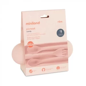 Miniland Couverts en silicone - Candy