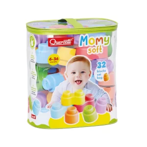 Quercetti Sac souple Momy 32 pièces ,6-36 mois