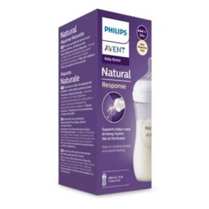 BIBERON AVENT NATURAL RESPONSE EN PLASTIQUE 260ML SCY903/01