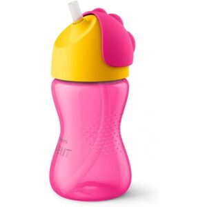 Avent Tasse à Paille bébé 12 mois+ Rose 300 ml