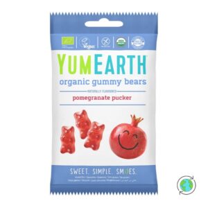 YUM EARTH PAQUET DE 50 G OURSONS GRENADE SG