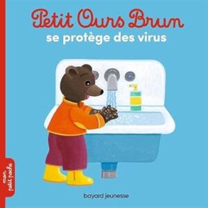 PETIT OURS BRUN SE PROTEGE DES VIRUS