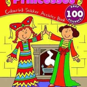 Livre de coloriage, d'autocollants et d'activités Princesses