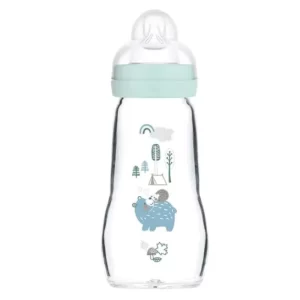 MAM Biberon En Verre 2+m 260 ml Bleu