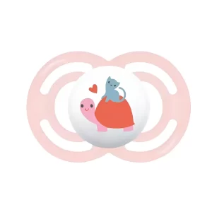 MAM Sucette Perfect silicone,6+ mois, tortue rose