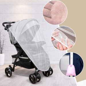 Moustiquaire Protection Anti-Insectes Universelle pour Landau, Auto-siège, Lit Parapluie