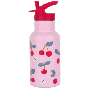 A Little Lovely Company- Gourde isotherme Cerise