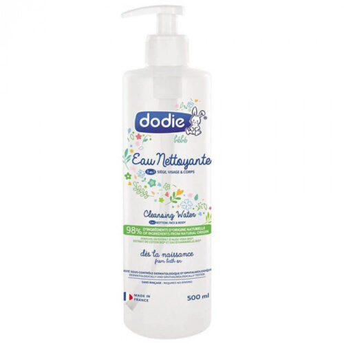 Dodie Eau Nettoyante Bébé 3 en 1 - 500 ML