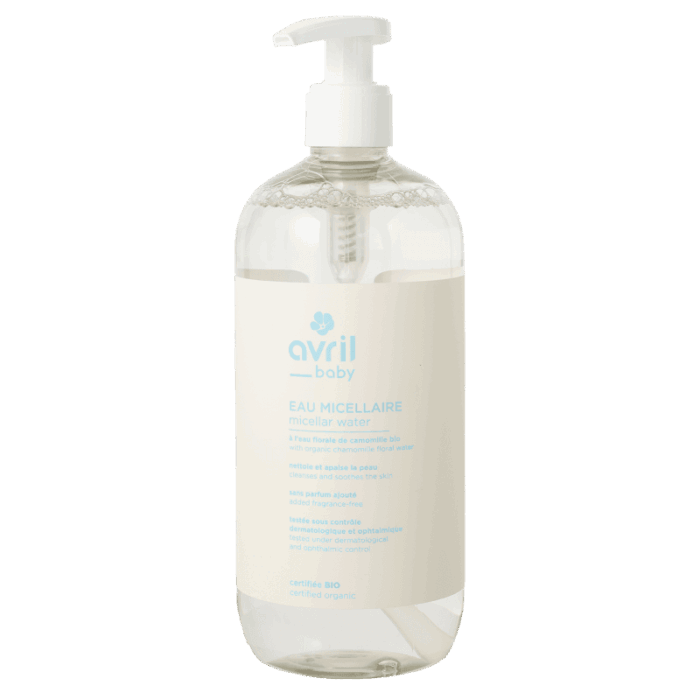 Privé : Avril EAU MICELLAIRE BÉBÉ 500 ML – CERTIFIÉE BIO